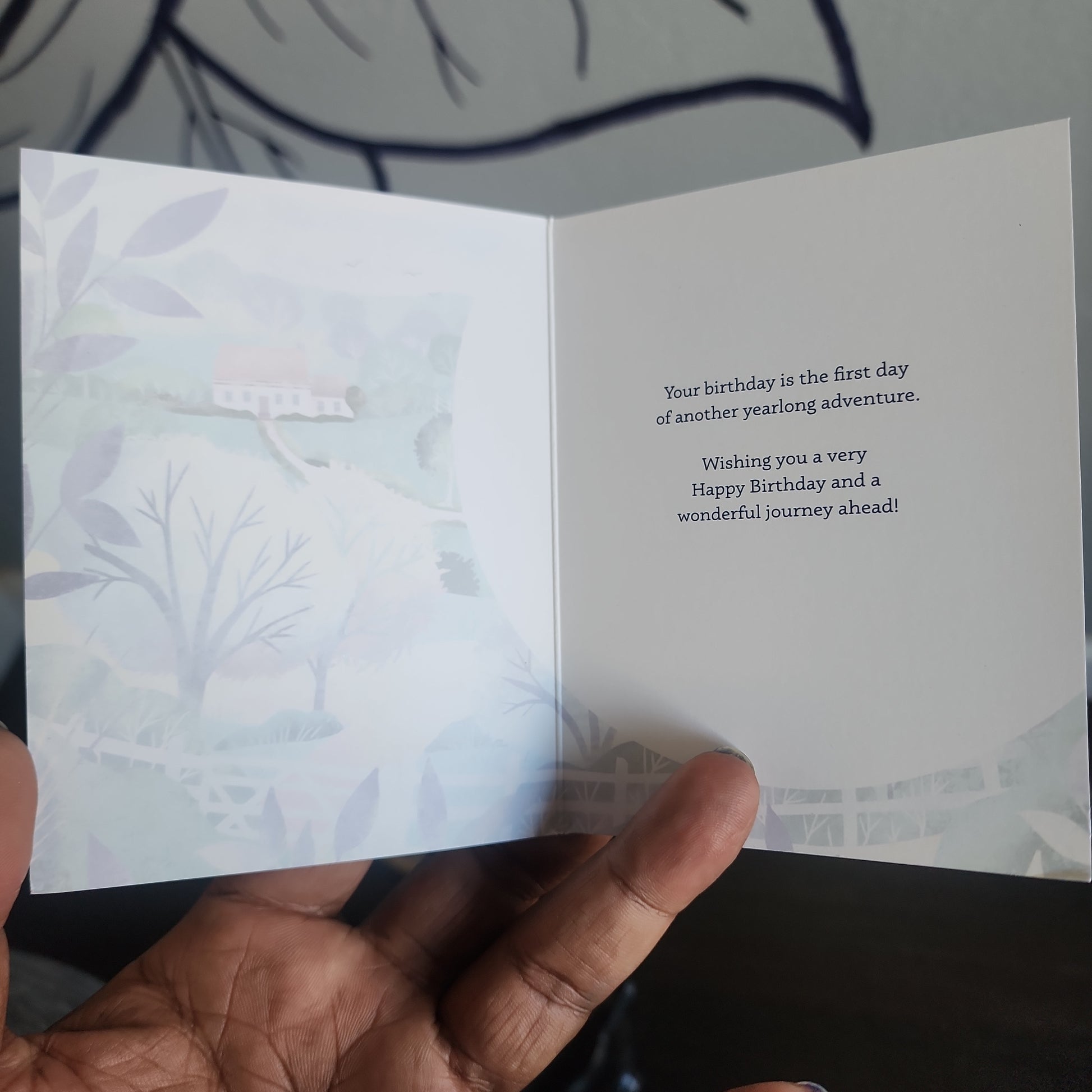 Winding Roads Birthday Card