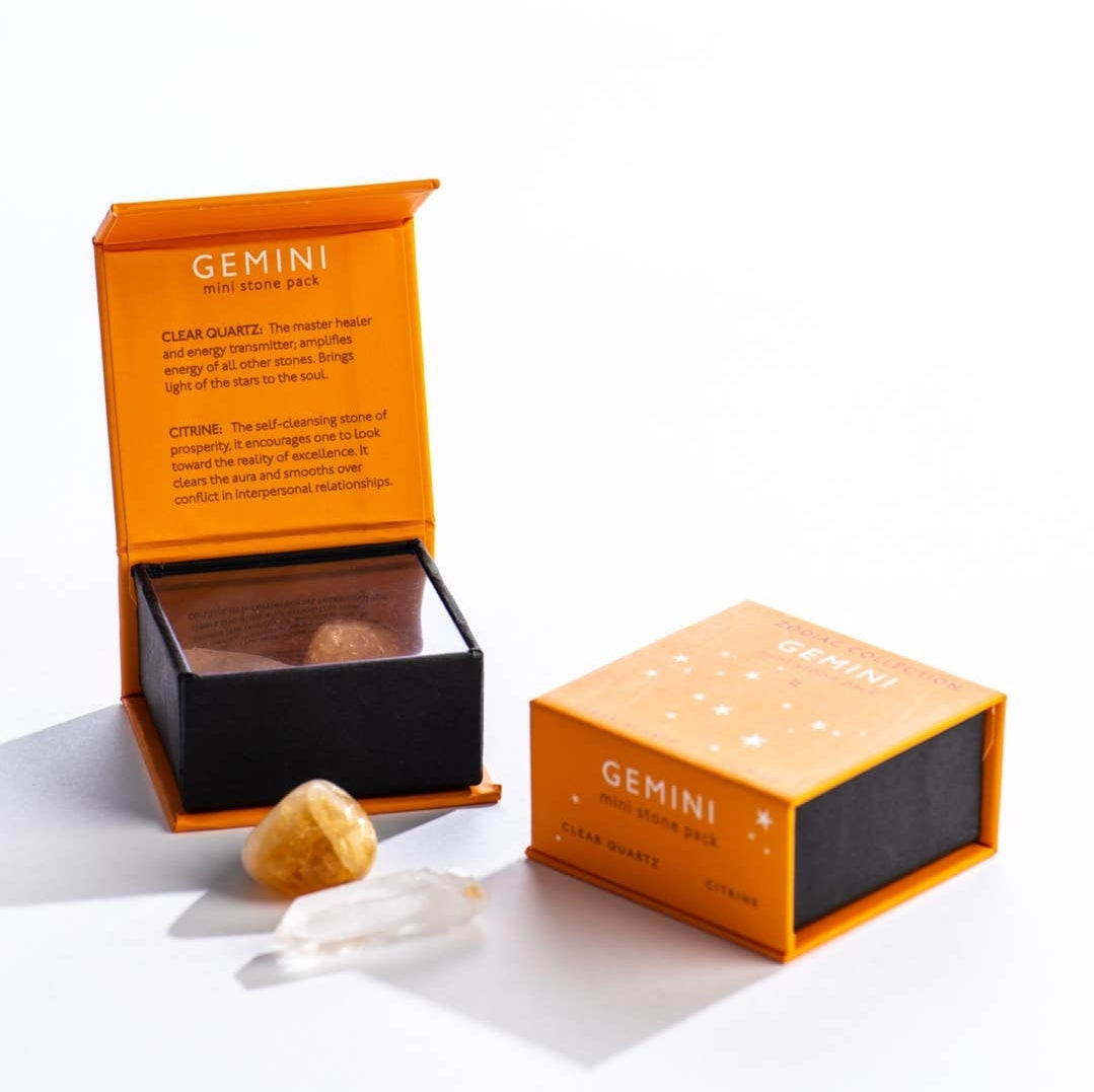 Gemini Zodiac Mini Crystal Pack 2