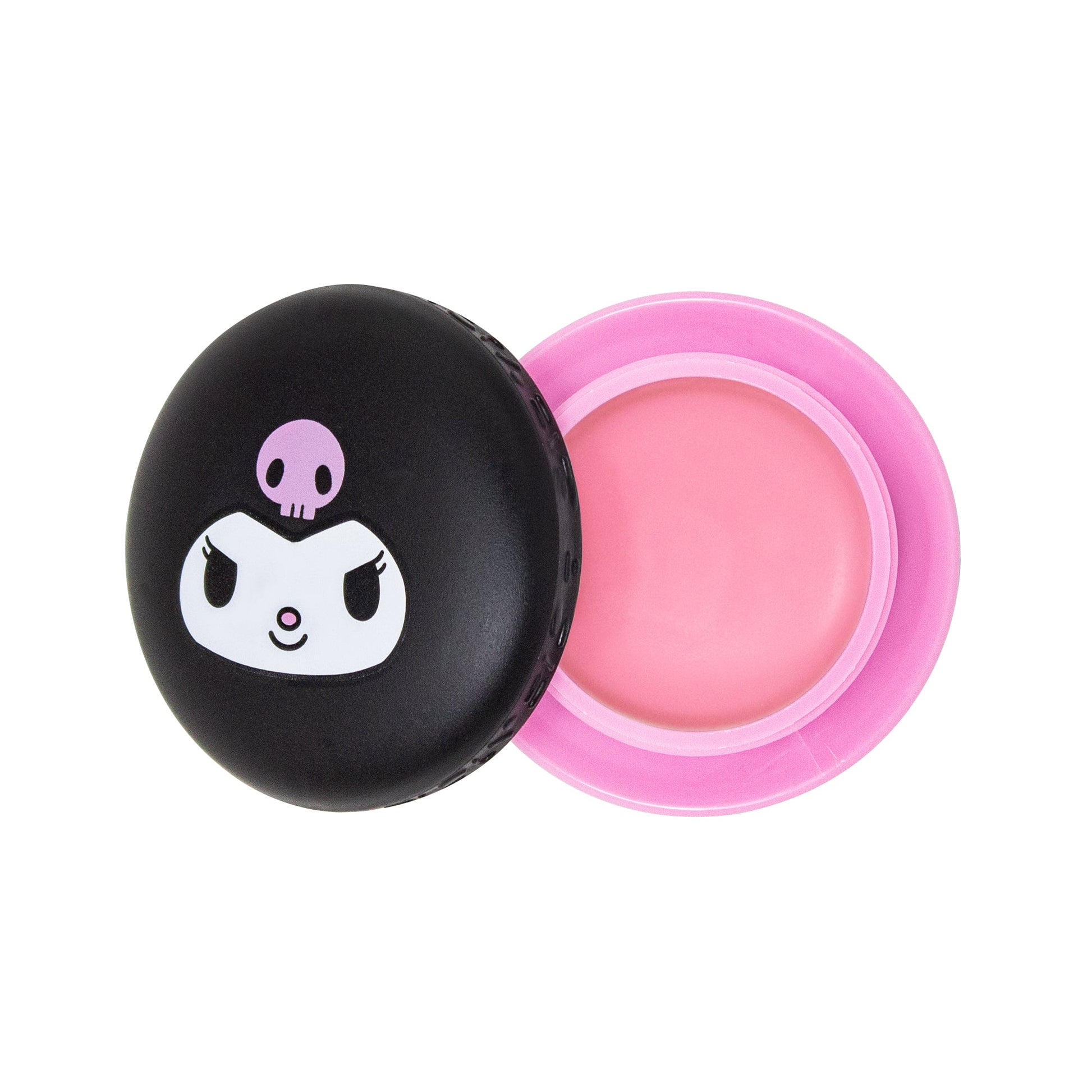 The Crème Shop x Sanrio
The Crème Shop x Kuromi Macaron Lip Balm - Raspberry Cream Puff 3