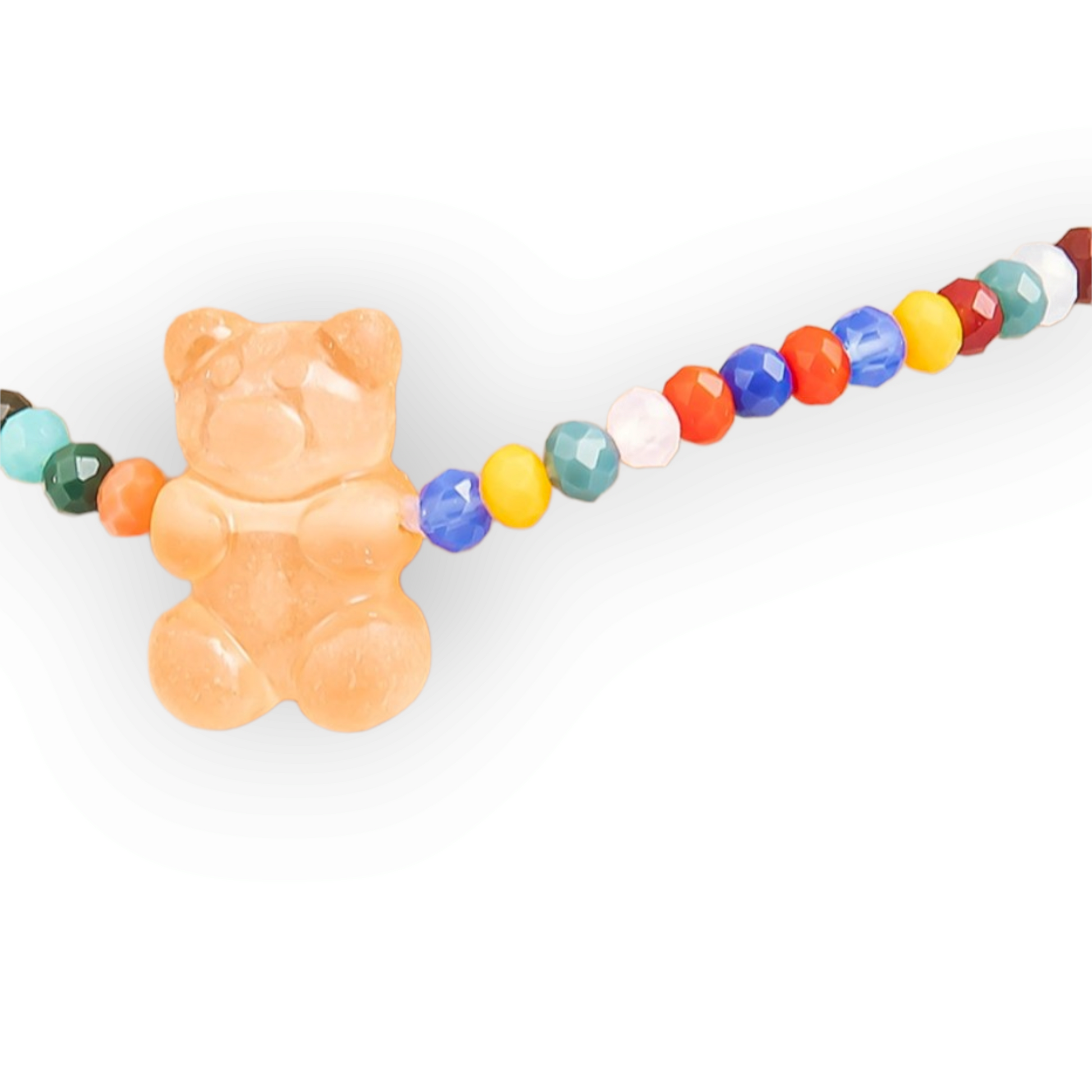 Beaded Gummy Bear Anklet
Multi color