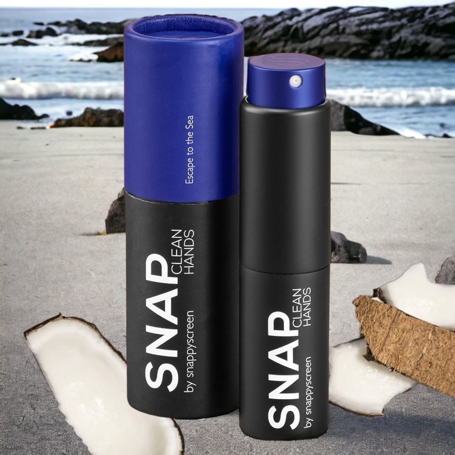 Snap Clean Hands Touchless Mist Sanitizer w/ Escape to the sea new