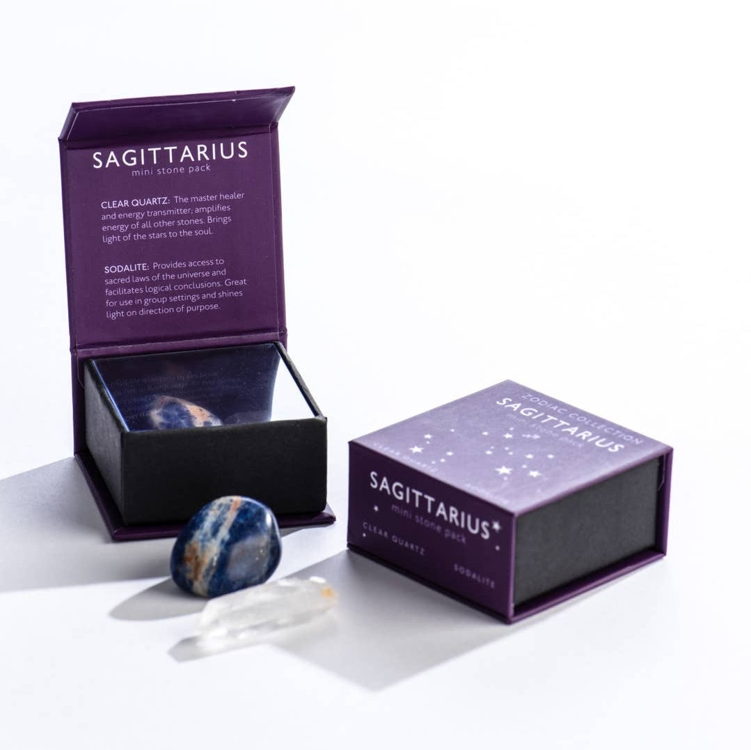 Sagittarius Zodiac Mini Crystal Pack 2