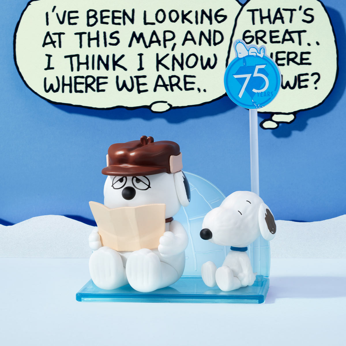 Peanuts 75th Anniversary | Snoopy Comic Life Series Figures Blind Box