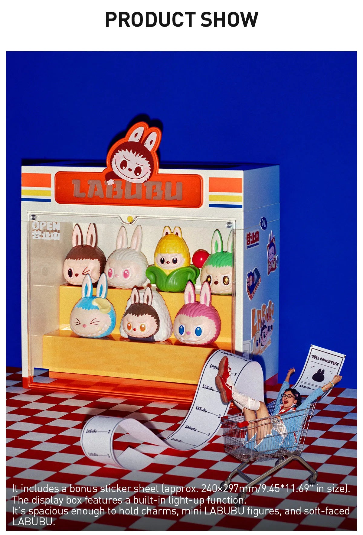 THE MONSTERS Wacky Mart Series- Display Container