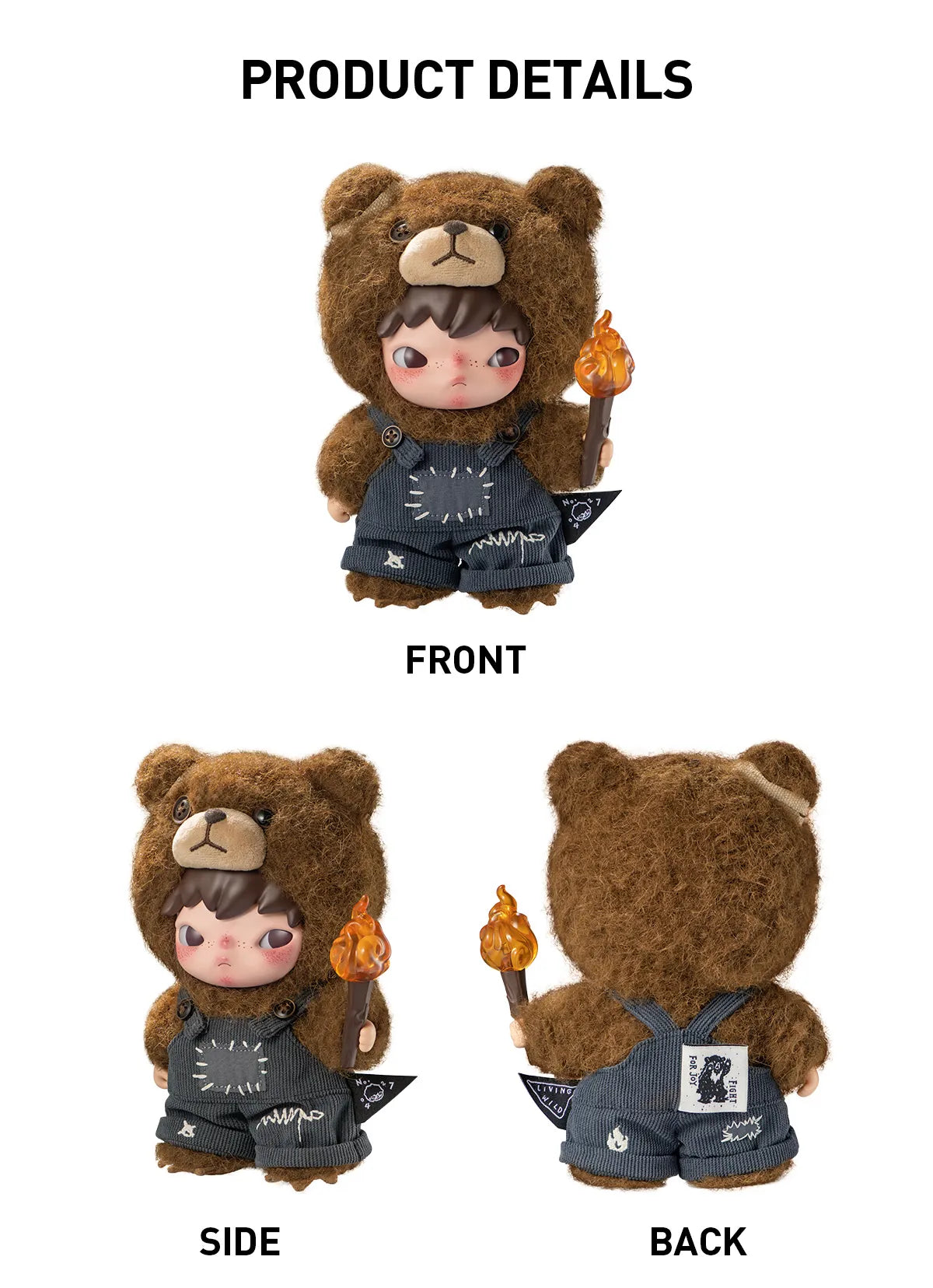 Hirono Living Wild - Fight for Joy Plush Doll (NEW)