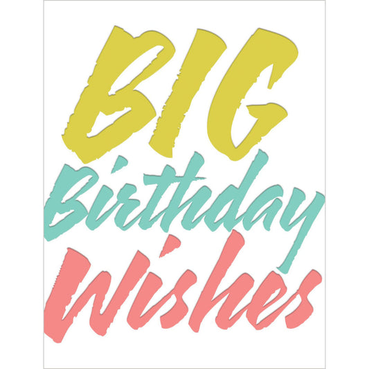 Big Birthday Wishes Birthday Card