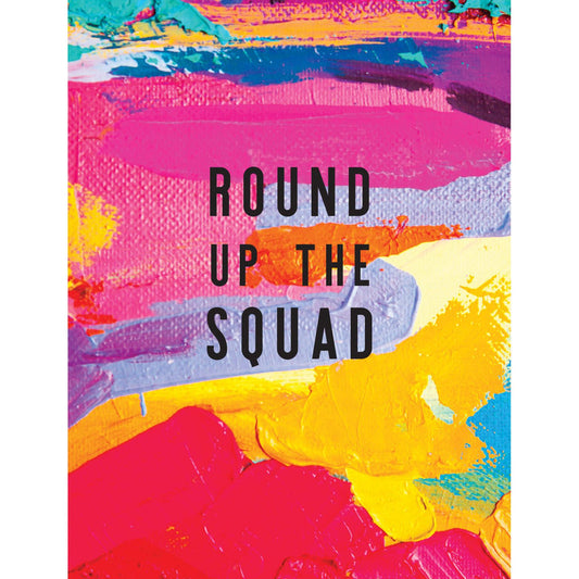 Round Up The Squad Birthday Card