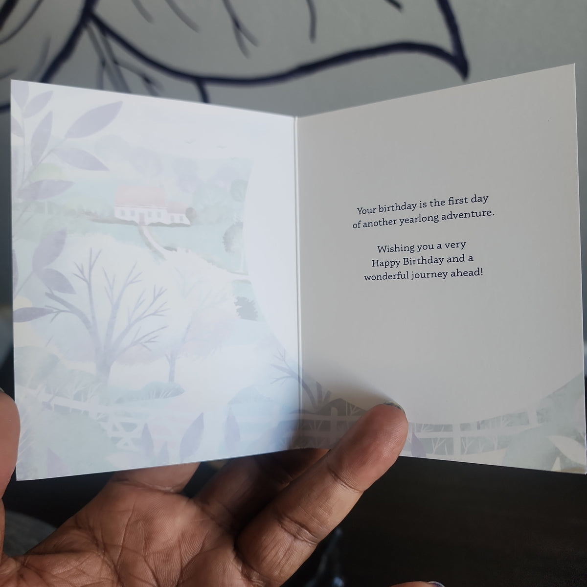 Winding Roads Birthday Card