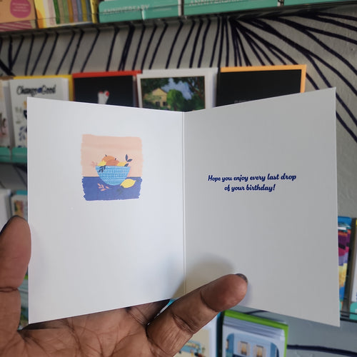 Citrus Bowl Birthday Card