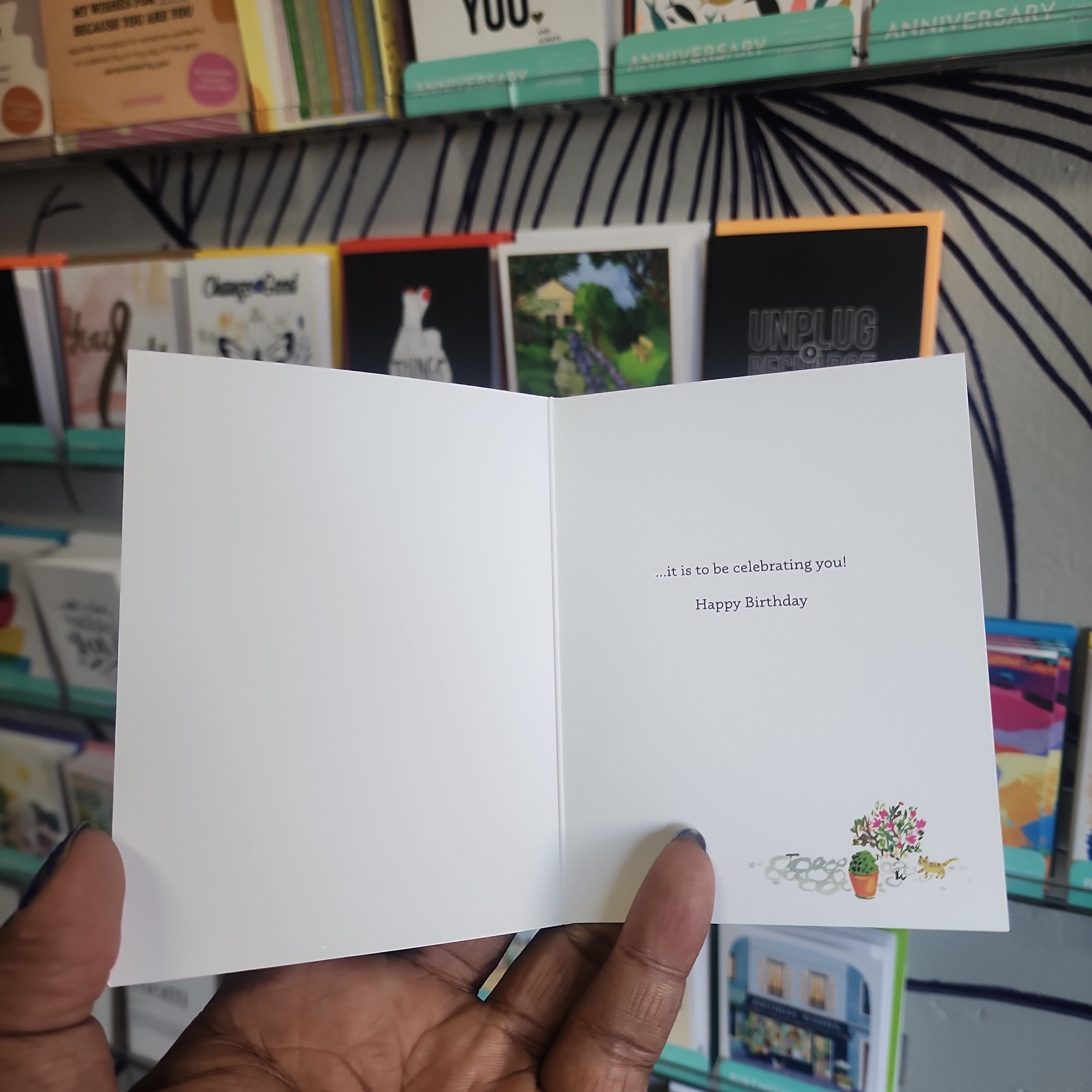 Pink Provence House Birthday Card