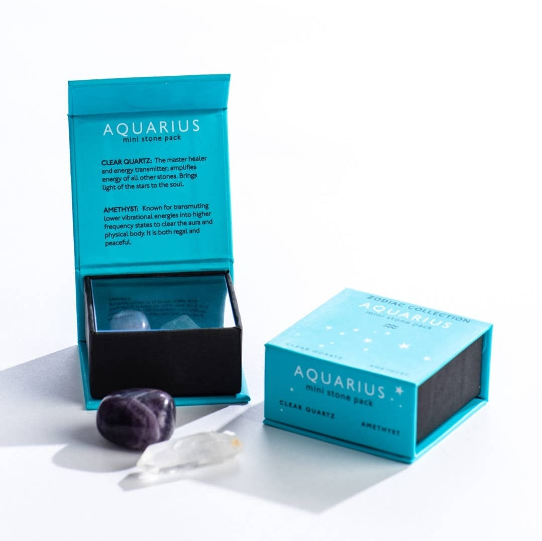 Aquarius Zodiac Mini Crystal Pack 1