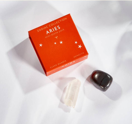 Aries Zodiac Mini Crystal Pack