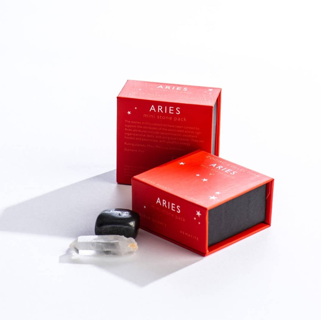 Aries Zodiac Mini Crystal Pack 1