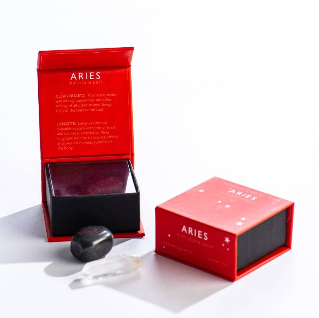 Aries Zodiac Mini Crystal Pack 2