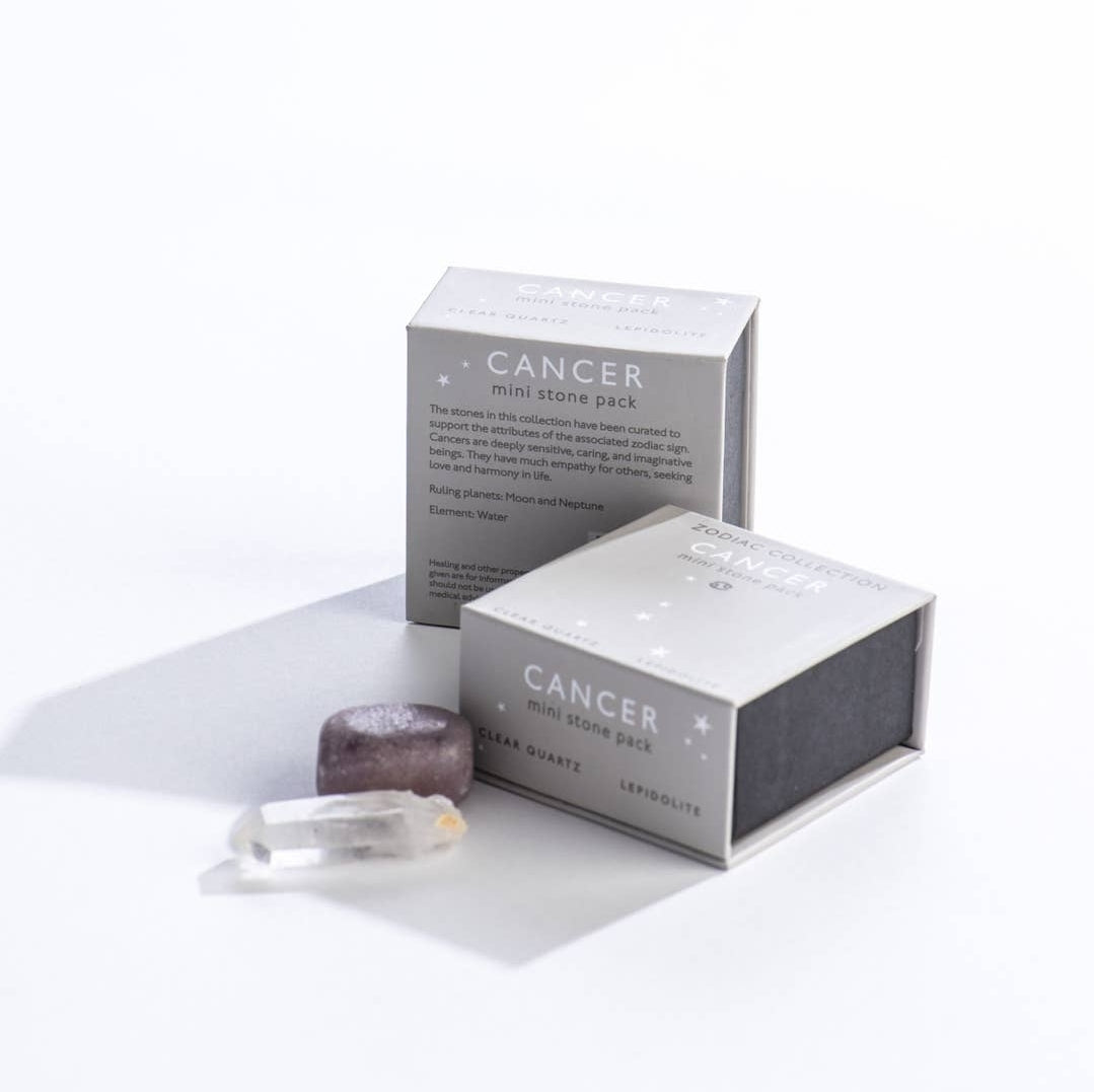 Cancer Zodiac Mini Crystal Pack 1