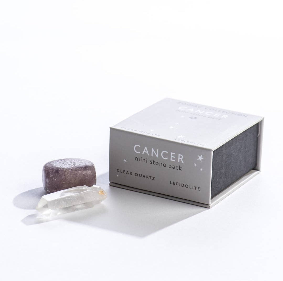 Cancer Zodiac Mini Crystal Pack 3