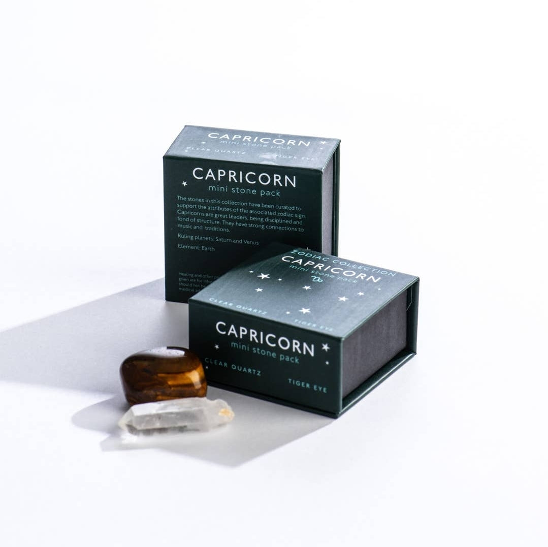 Capricorn Zodiac Mini Crystal Pack 1