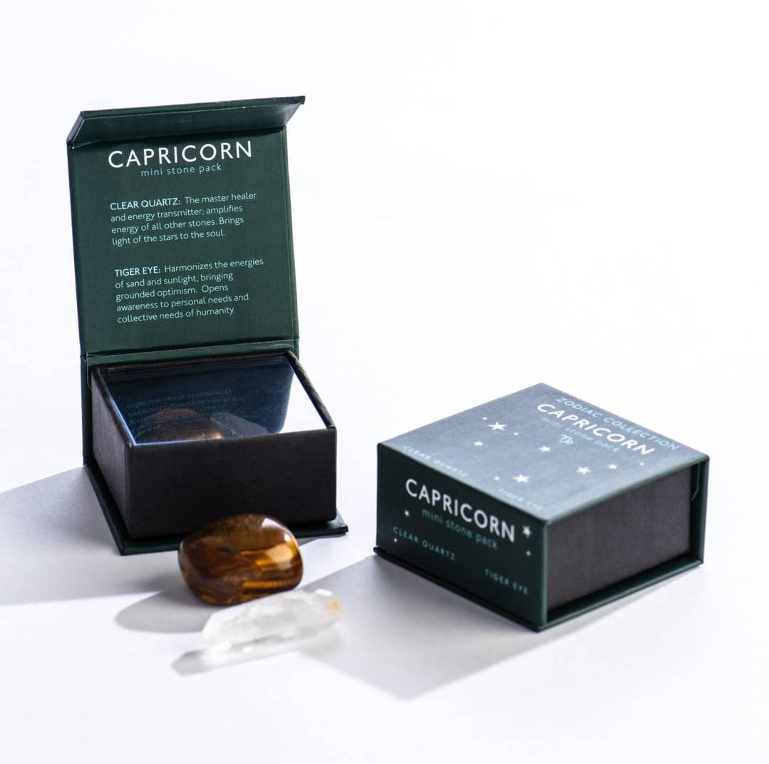 Capricorn Zodiac Mini Crystal Pack 2