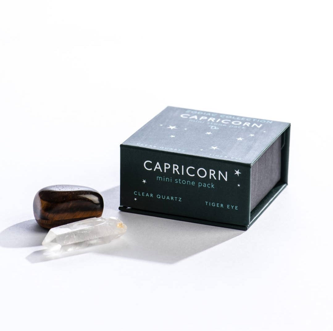Capricorn Zodiac Mini Crystal Pack 3