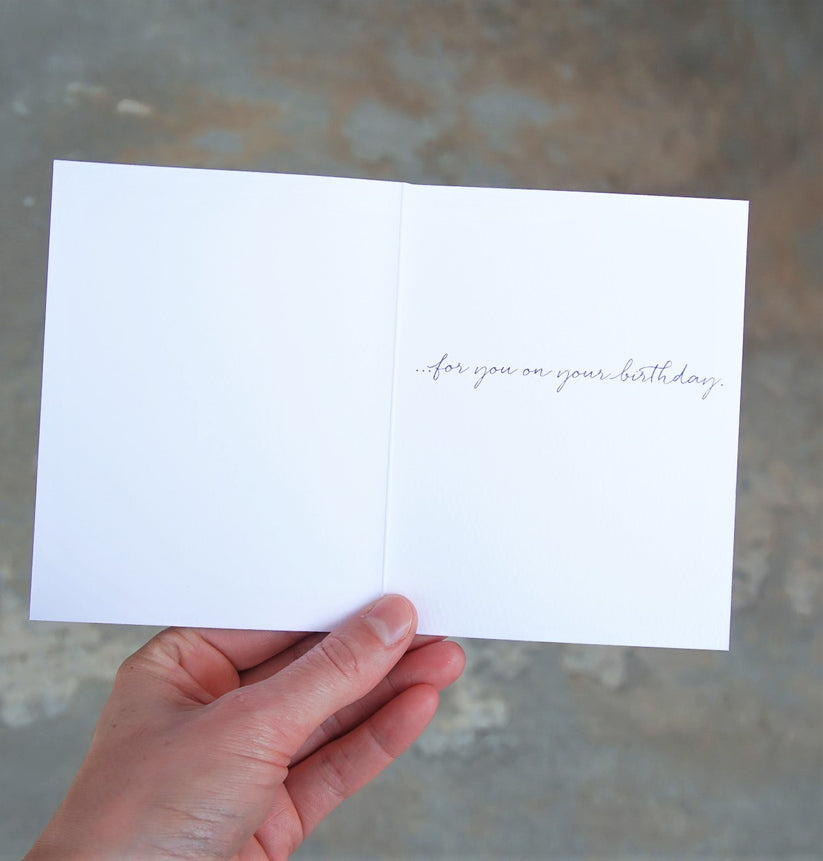 Good Vibes Only Birthday Card