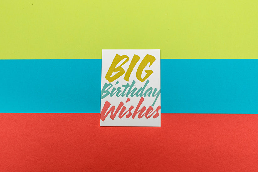 Big Birthday Wishes Birthday Card