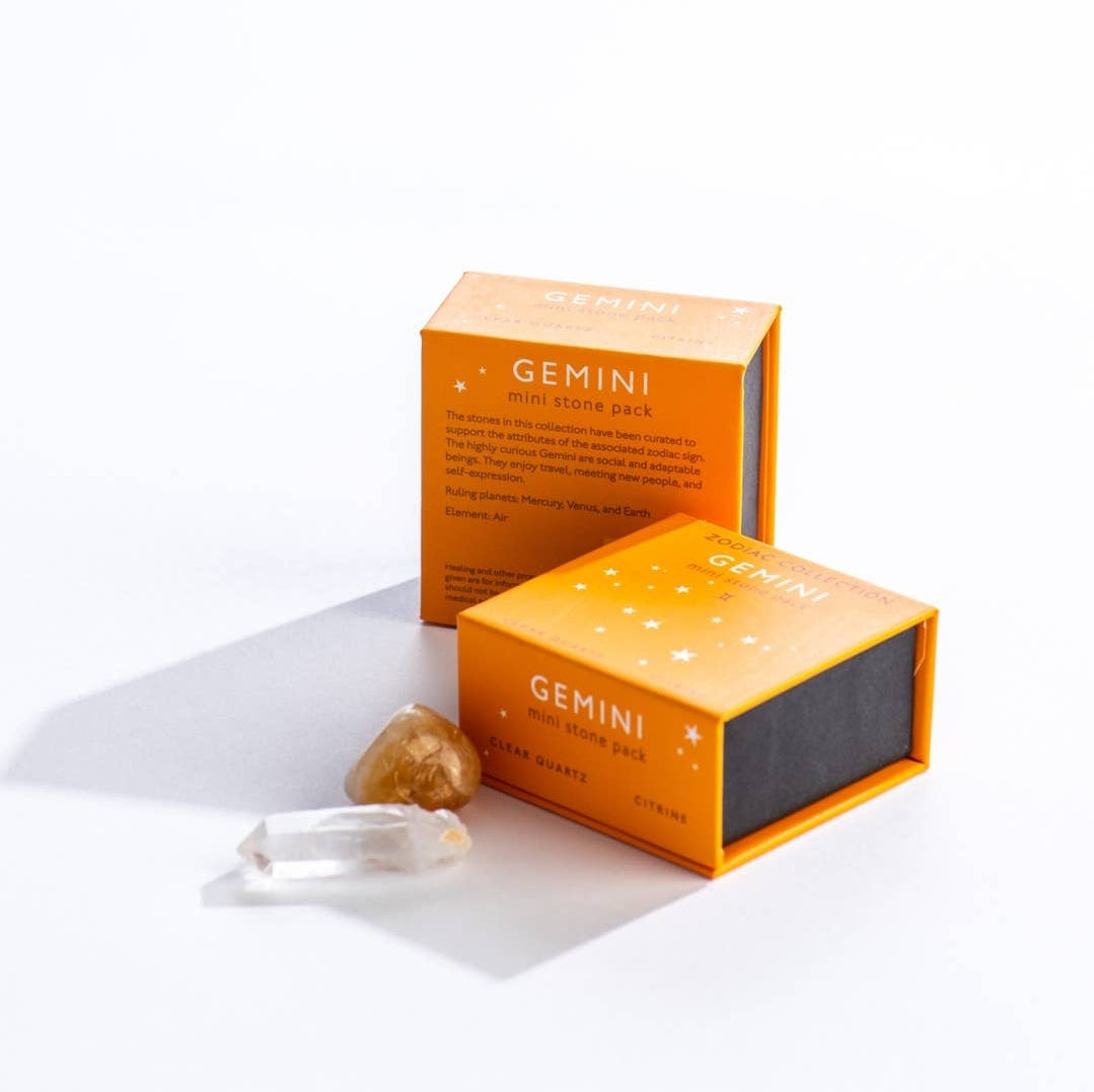 Gemini Zodiac Mini Crystal Pack 1