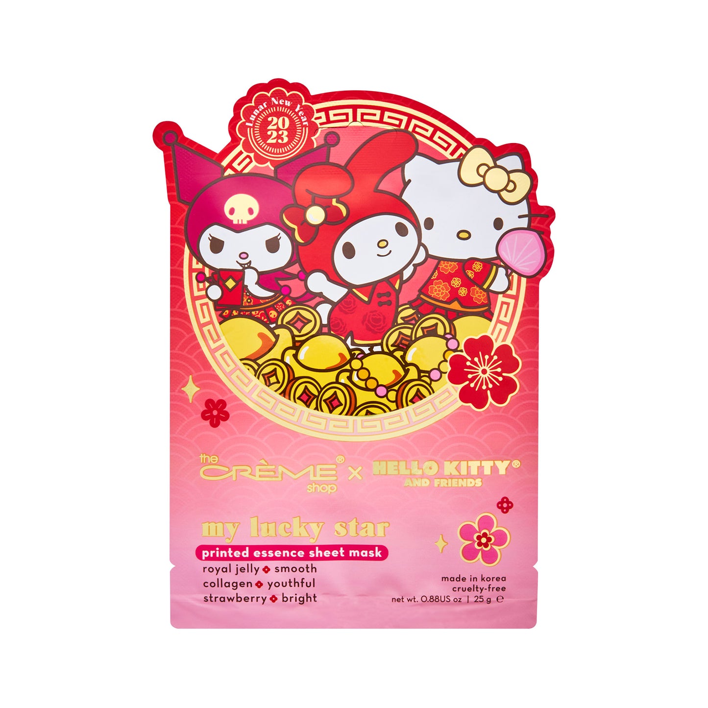 The Crème Shop x Sanrio
The Crème Shop x Hello Kitty And Friends My Lucky Star Ready Printed Essence Sheet Mask