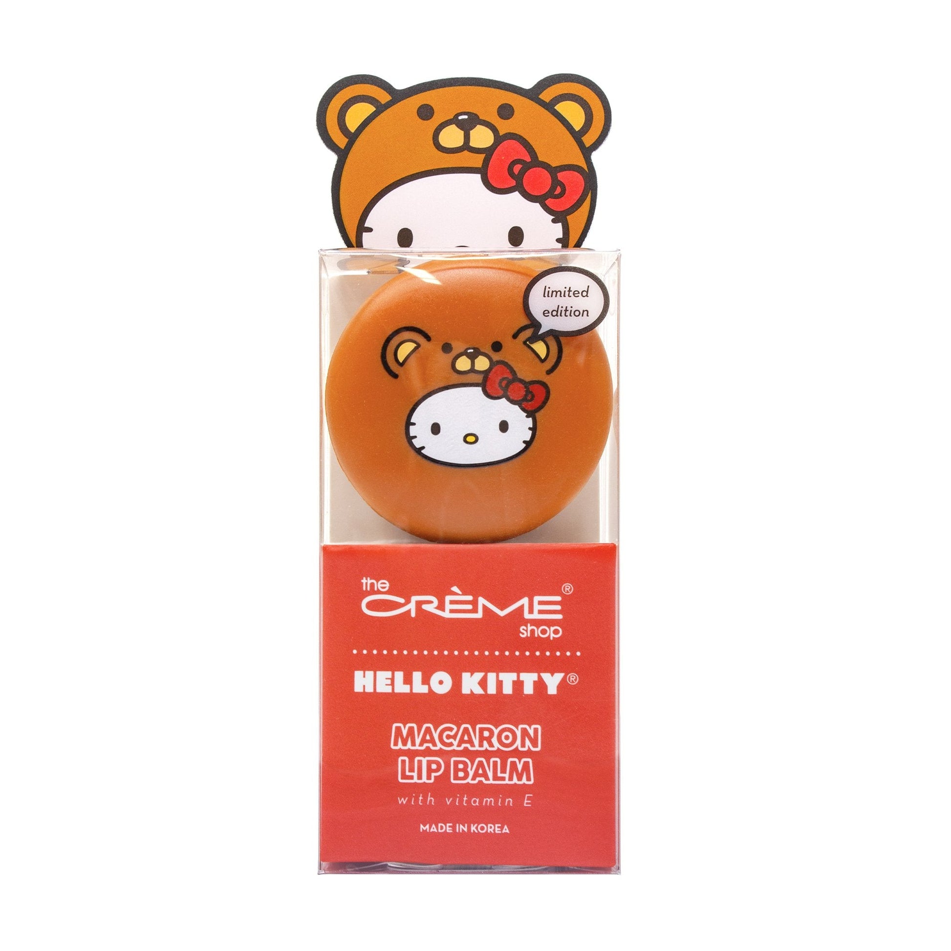 The Crème Shop x Sanrio Hello Kitty Macaron Lip Balm - Red Velvet