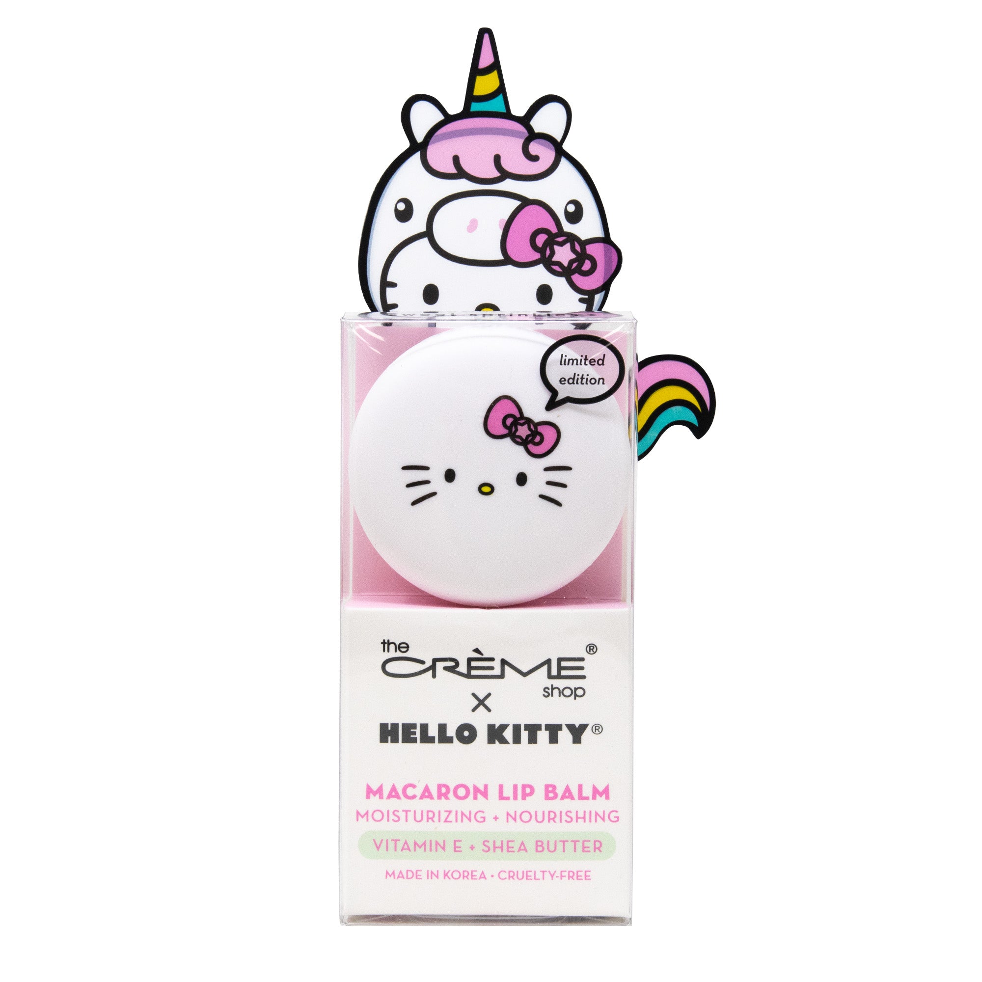 The Crème Shop x Sanrio
The Crème Shop x Hello Kitty Macaron Lip Balm - Sweet Sprinkles 3
