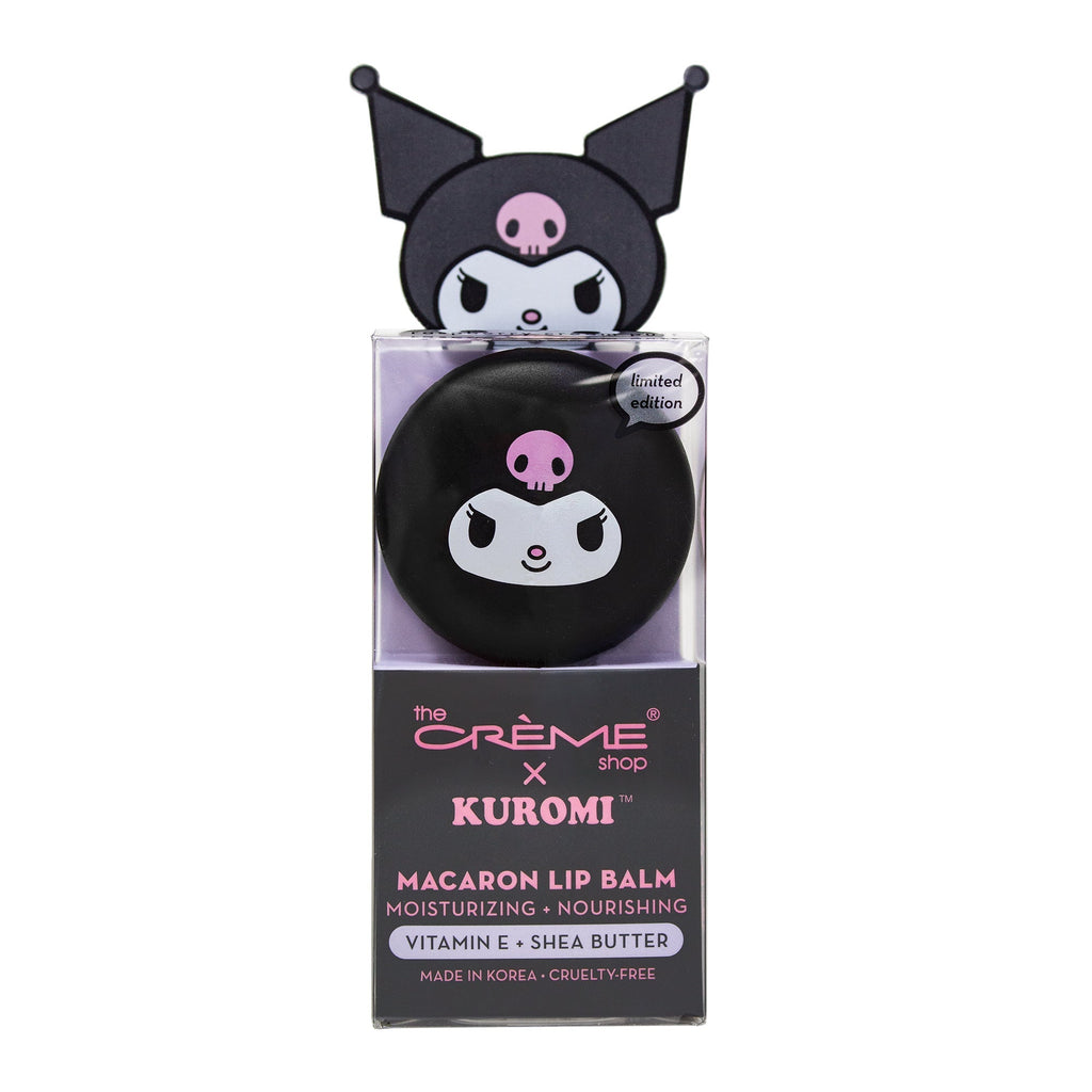 The Crème Shop x Sanrio
The Crème Shop x Kuromi Macaron Lip Balm - Raspberry Cream Puff 2