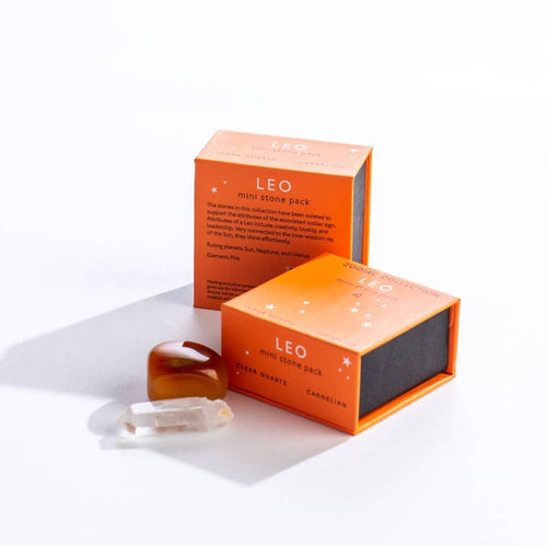 Leo Zodiac Mini Crystal Pack 2