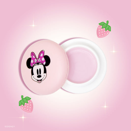 The Crème Shop x Disney Minnie Mouse Macaron Lip Balm - Strawberries & Crème