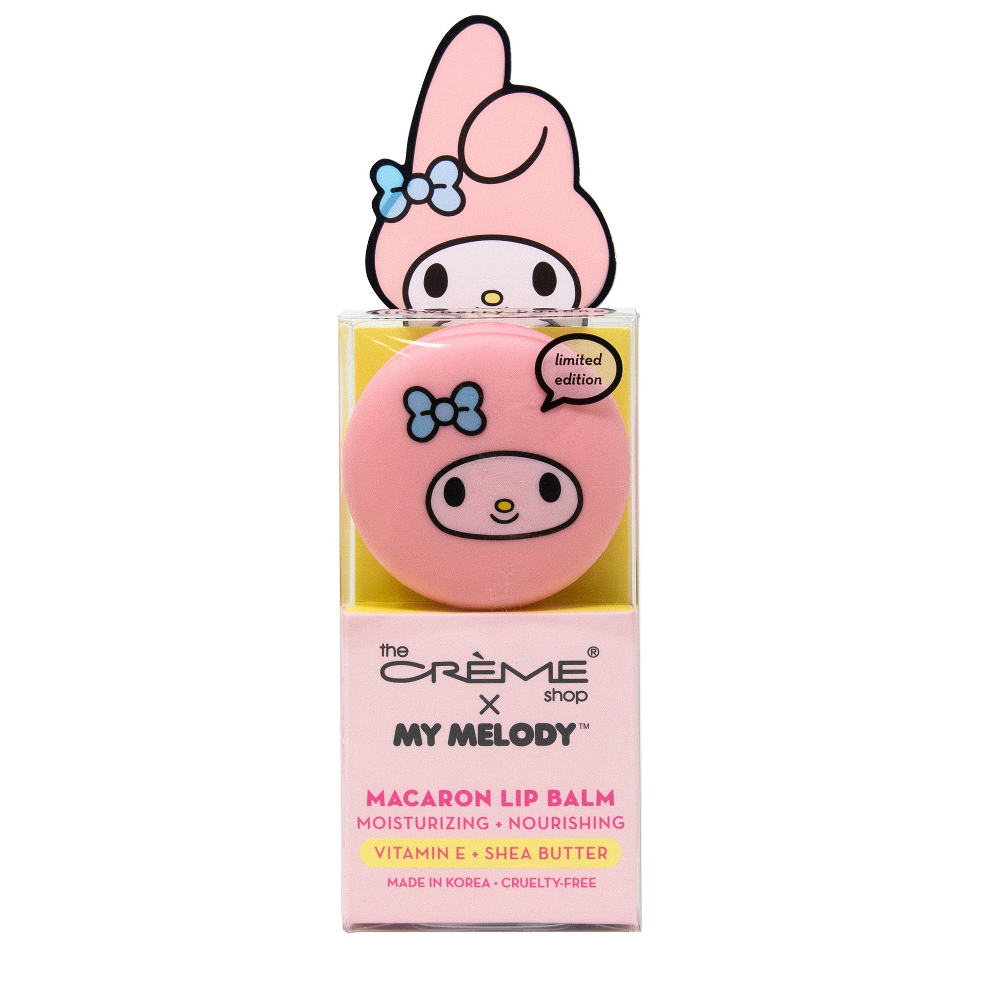 The Crème Shop x Sanrio
The Crème Shop x My Melody Macaron Lip Balm - Strawberry Banana 3