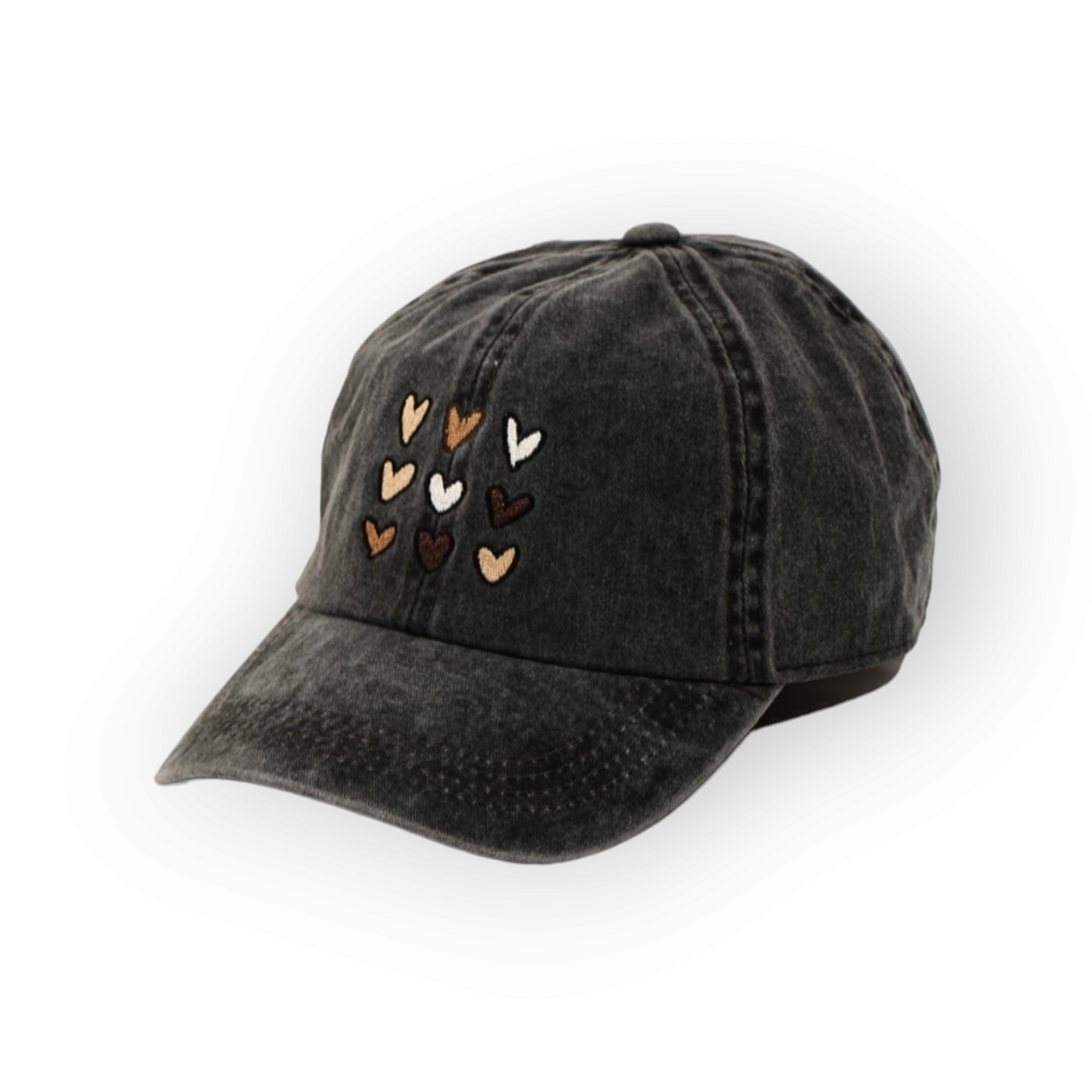 Embroidered Denim Cap