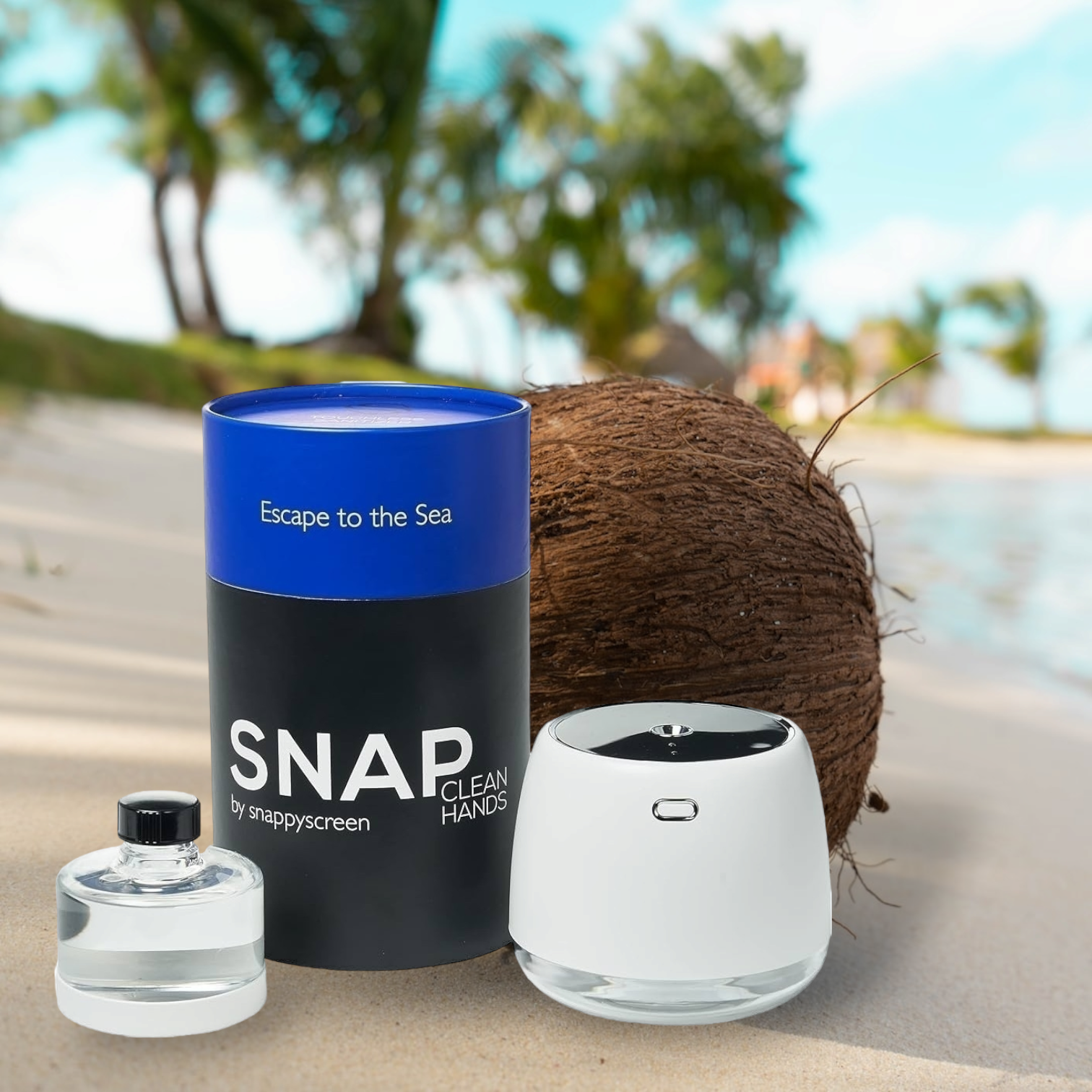 Snap Clean Hands Touchless Mist Sanitizer w/ Escape to the sea new