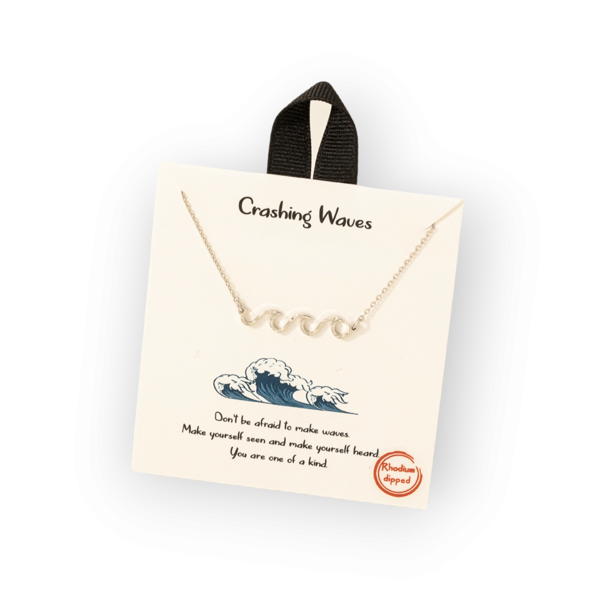 Crashing Waves Pendant Necklace