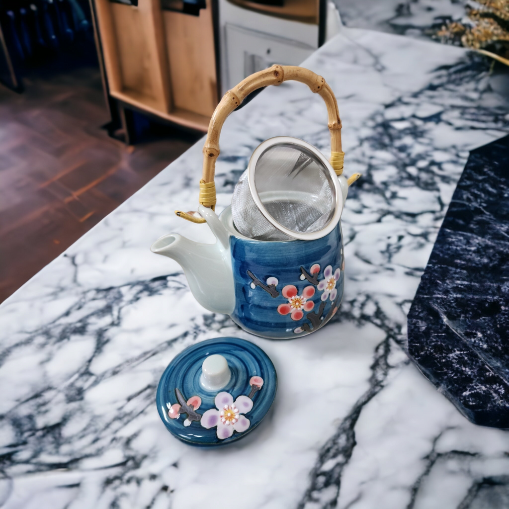 Colorful Blossom Tea Set