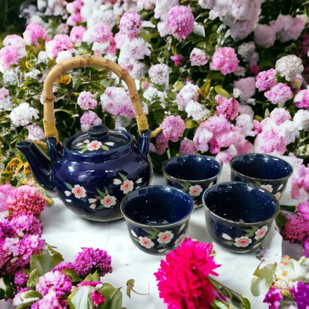White Blossom Tea Set