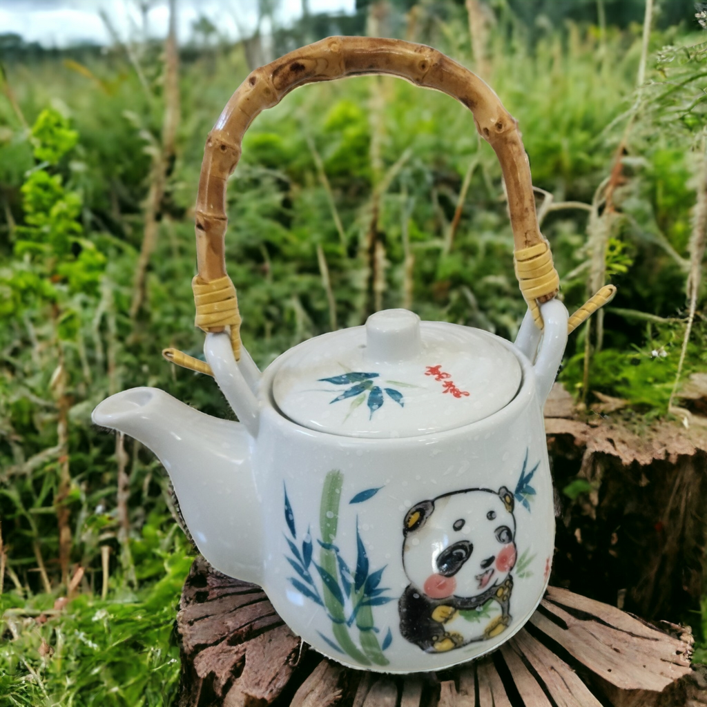 Shy Panda Tea Set