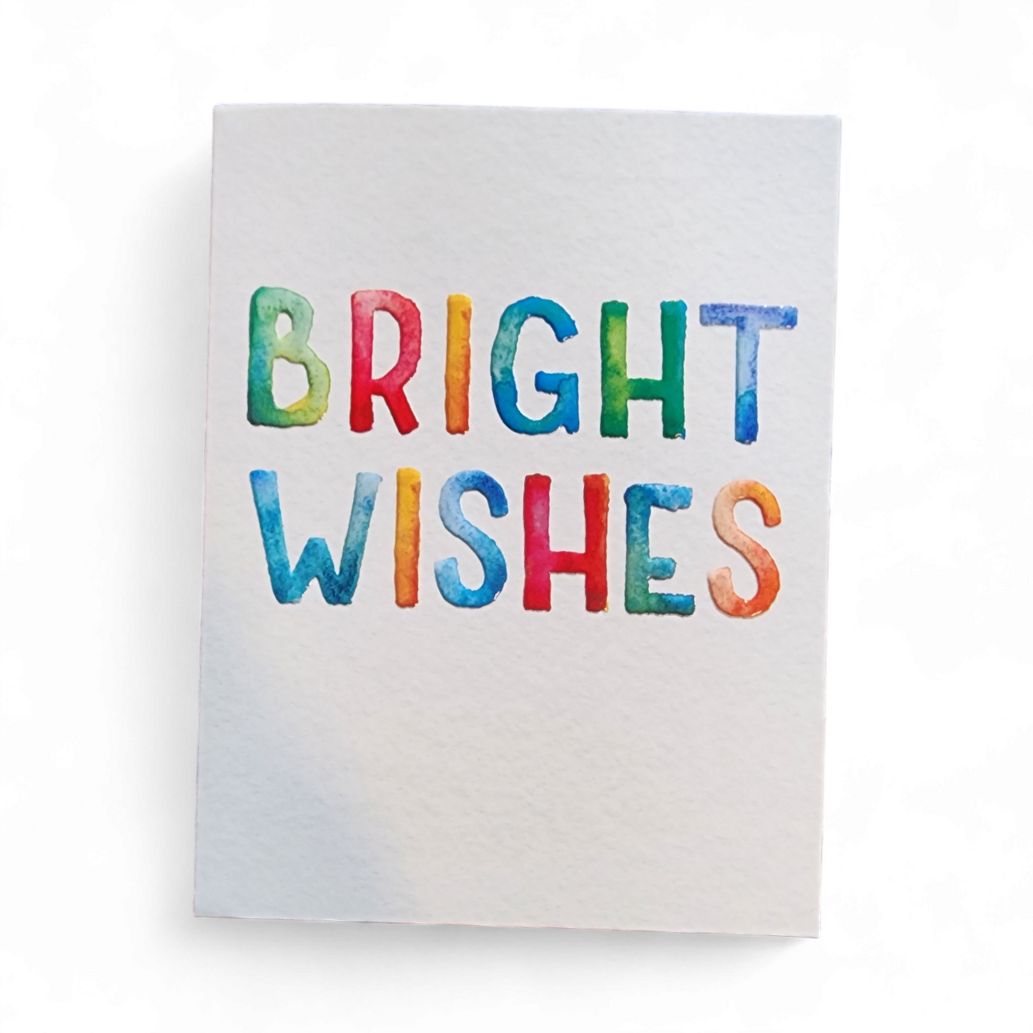 Watercolor Bright Wishes Birthday