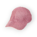 Rhinestone Studded Cap mesh pink