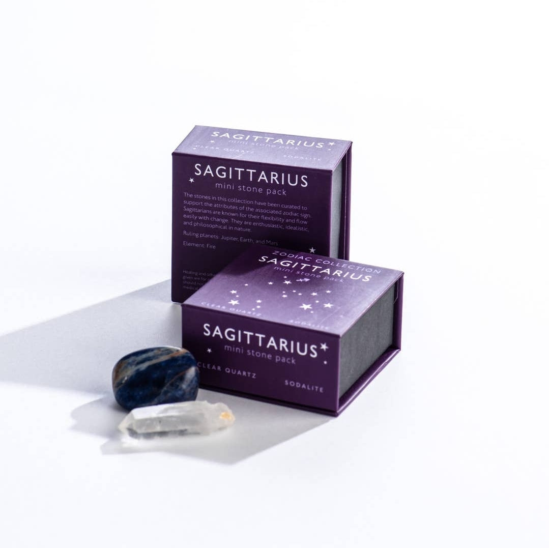 Sagittarius Zodiac Mini Crystal Pack 1