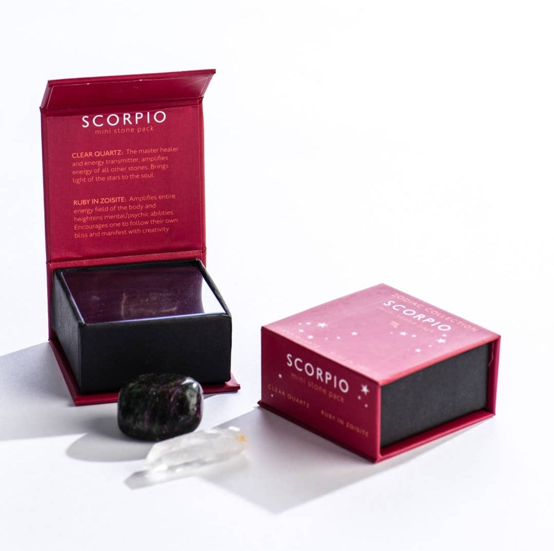 Scorpio Zodiac Mini Crystal Pack