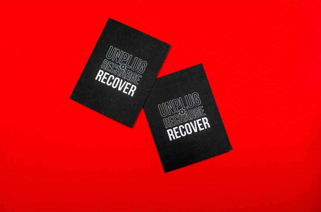 UNPLUG, recharge, RECOVER