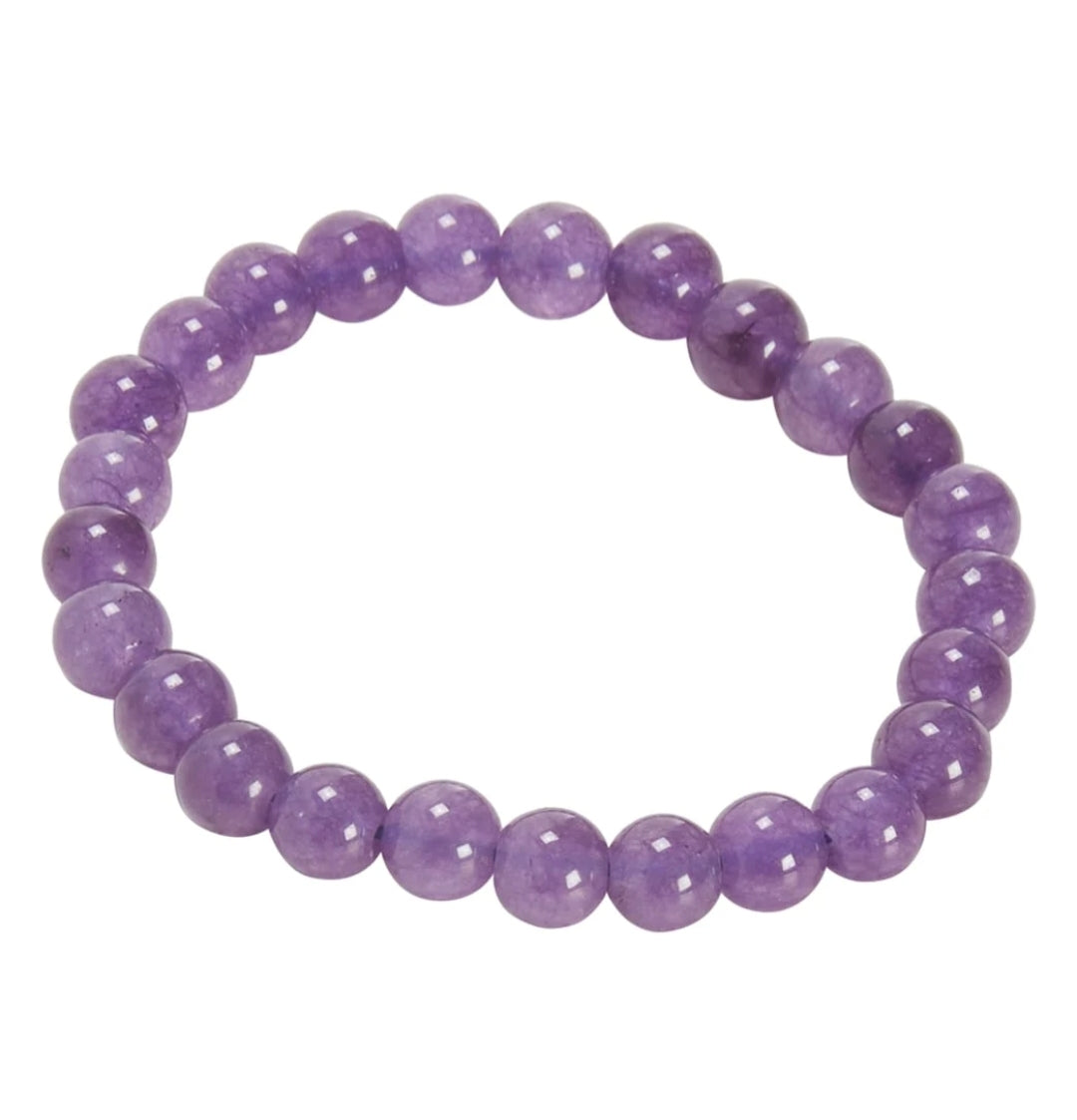 Amethyst 8mm Stretch Bracelet