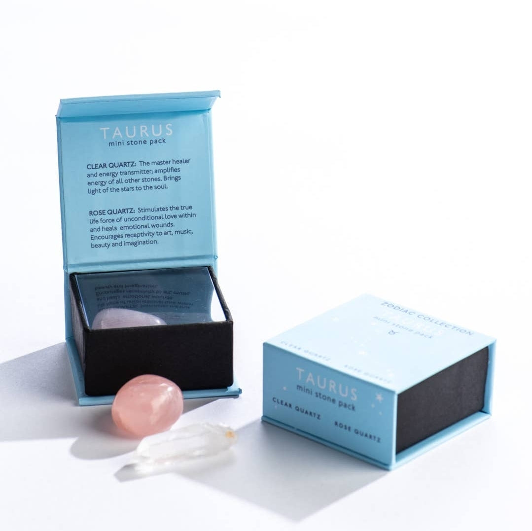 Taurus Zodiac Mini Crystal Pack 2
