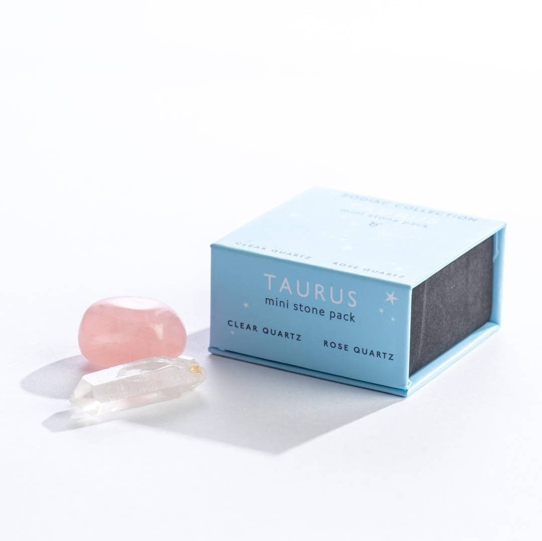 Taurus Zodiac Mini Crystal Pack 3