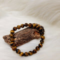 Tiger's Eye (Gold) 8mm Bead Bracelet