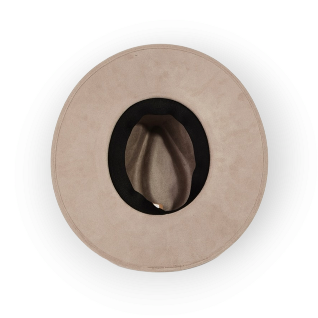Wide Brim Fedora Fashion Hat

Stone underside