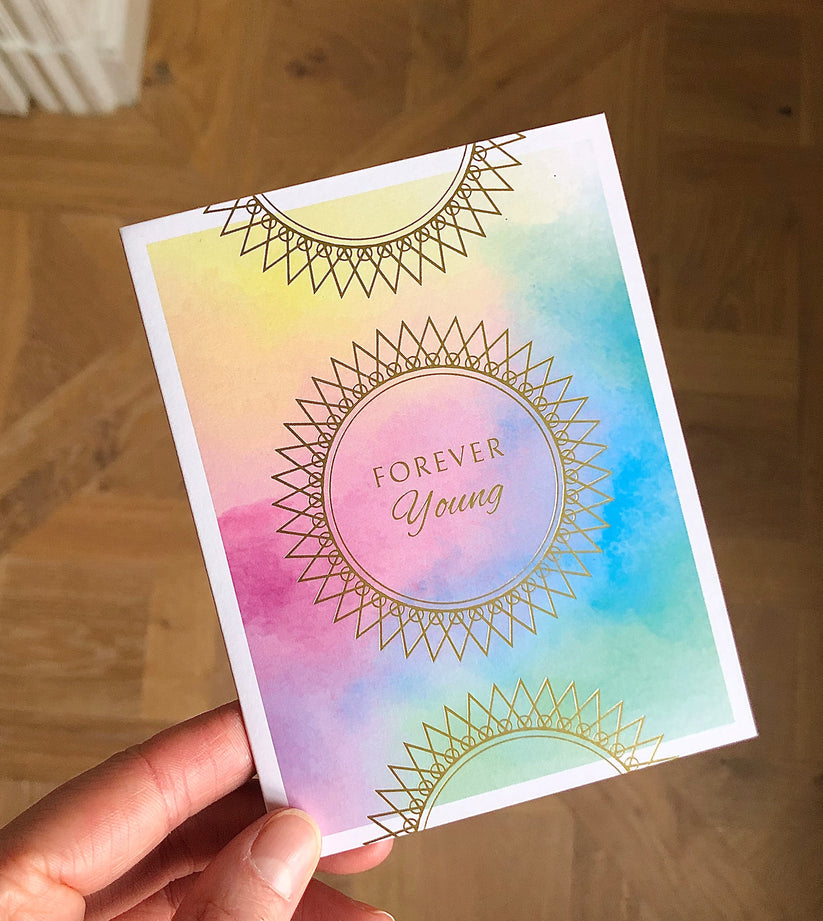 Watercolor Wash Birthday Card